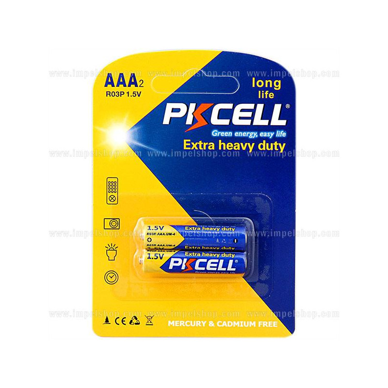 PKCELL AAA R03P Heavy Duty...