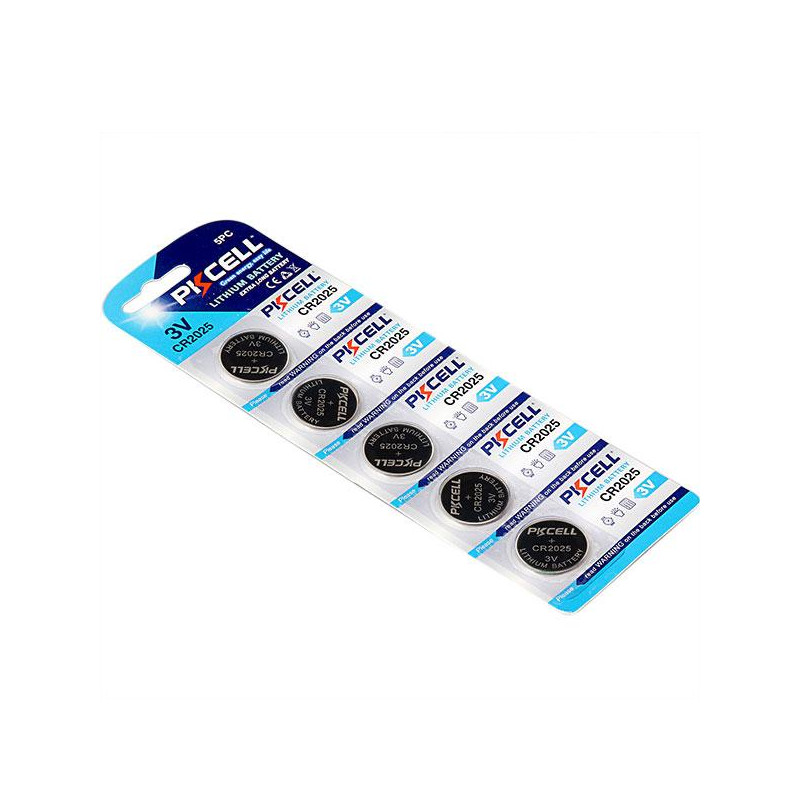 PKCELL CR2025 3V Lithium...