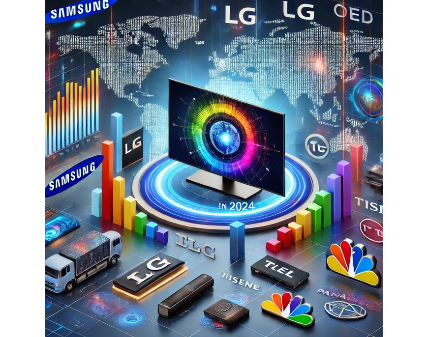 Die größten Fernseherhersteller im Jahr 2024.