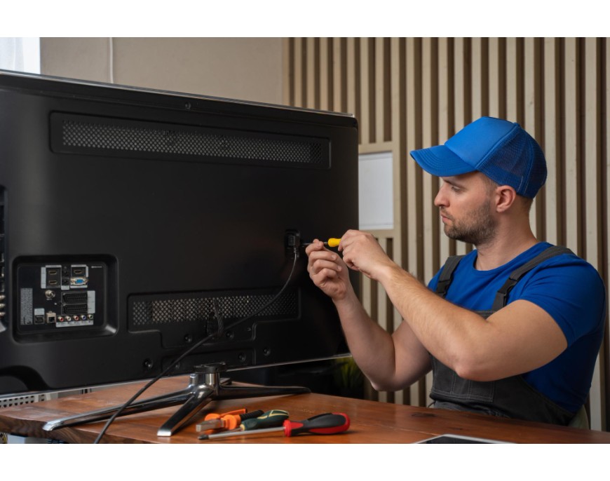 Was ist ein Bildschirm in einem Fernseher und welche Funktion hat er?