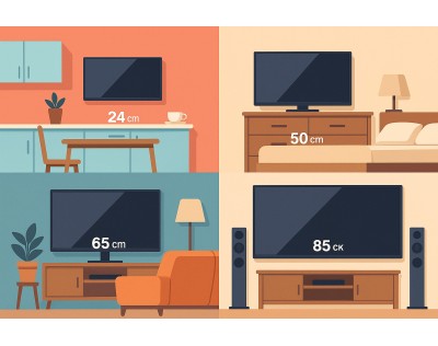 Kleiner oder großer Bildschirm? Welchen Fernseher für verschiedene Räume wählen?